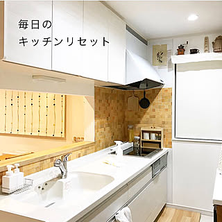 キッチン/キッチンリセット/掃除/カメラマークが出たので/いつもいいねやコメありがとうございます♡...などのインテリア実例 - 2018-03-21 20:19:02