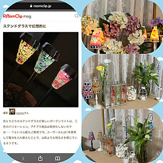 LEDライト/ソーラーライト/Daiso/いいね&フォローありがとうございます☆/リビングのインテリア実例 - 2019-10-13 17:16:44