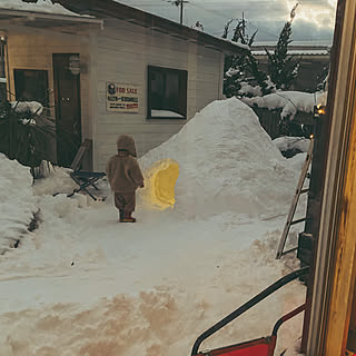 プラネタリウム/雪/アメリカンヴィンテージ/雪遊び/小屋DIY ...などのインテリア実例 - 2022-01-01 22:25:15