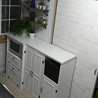 キッチン/観葉植物/壁紙/内窓DIY/DIY...などのインテリア実例 - 2016-10-18 17:58:57