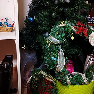 棚/DIY/クリスマスツリー/リース♡/お金をかけずにのインテリア実例 - 2016-11-01 20:59:40