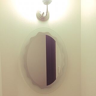 壁/天井/洗面所の鏡/鏡/壁掛け鏡/IKEA...などのインテリア実例 - 2015-04-27 07:02:12