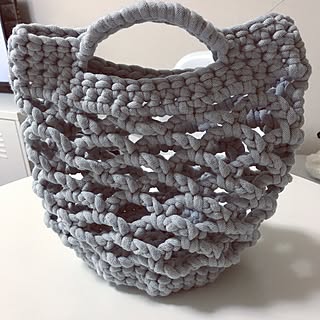 バス/トイレ/ハンドメイド/ミニバッグ/ネット編み/かぎ編み...などのインテリア実例 - 2017-05-23 09:36:30