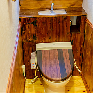 ワトコオイル/トイレの壁/トイレの床/令和一発目DIY/俺のGW...などのインテリア実例 - 2019-05-06 21:37:05