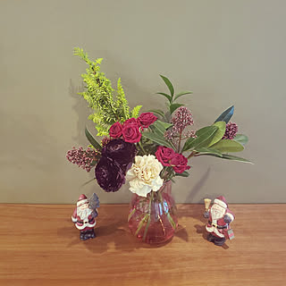 赤い花瓶のインテリア実例 Roomclip ルームクリップ