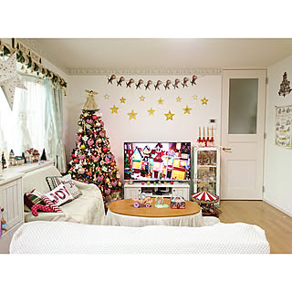 部屋全体/クリスマス/クリスマスが大好きです/クリスマスディスプレイ/クリスマスガーランド...などのインテリア実例 - 2020-11-13 15:52:22