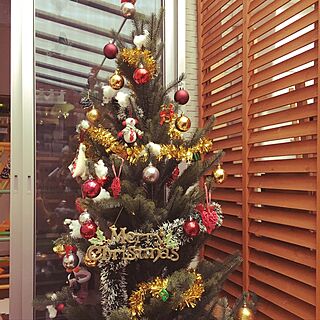 玄関/入り口/お庭に/クリスマスツリーのインテリア実例 - 2016-11-28 00:53:15