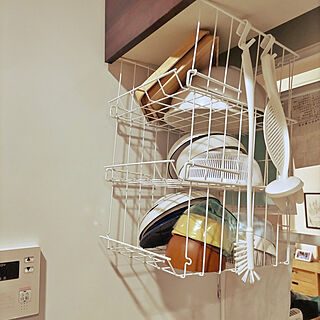 キッチン/IKEA　ハンギングバスケット/洗い物かご/洗い物かごを使わない/IKEAのインテリア実例 - 2023-02-02 14:25:21
