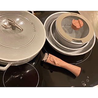 STAUB/フライパンセット/カインズ/買ってよかったもの/キッチンのインテリア実例 - 2021-10-11 23:05:50