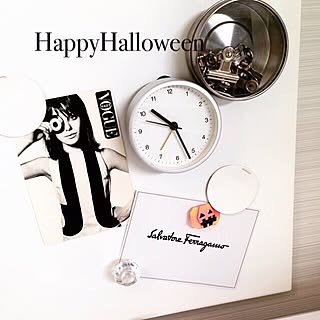 棚/happyhalloween♡/IKEA/ポストカード/マグネットボード...などのインテリア実例 - 2015-10-31 11:11:14