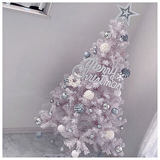 部屋全体/クリスマスインテリア/クリスマスツリー150cm/クリスマスディスプレイ/ホワイトクリスマスツリー...などのインテリア実例 - 2023-12-05 12:14:40