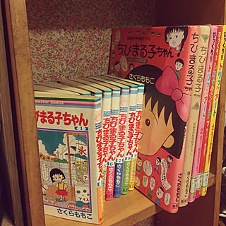 棚/ちびまる子ちゃん/デコパージュ/セリア/カラーボックスリメイク...などのインテリア実例 - 2018-08-27 20:34:54