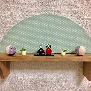 棚/ガラス細工/お雛様/雛飾り/ひな祭り...などのインテリア実例 - 2017-02-18 07:13:09