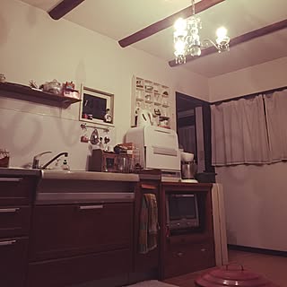 キッチン/真夜中のキッチンのインテリア実例 - 2016-10-31 23:45:27