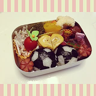 キッチン/お弁当/弁当/野菜たっぷり♡/お弁当完成♥︎...などのインテリア実例 - 2015-11-02 08:58:52