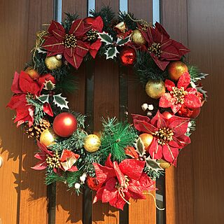 クリスマスリース/クリスマス雑貨のインテリア実例 - 2016-11-17 10:22:22