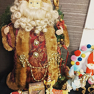 棚/サンタさん/クリスマス/東京インテリア/クリスマス飾り...などのインテリア実例 - 2021-12-25 21:21:43