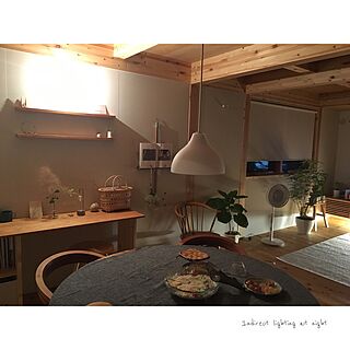 部屋全体/間接照明/シマトネリコ/観葉植物/モンステラ...などのインテリア実例 - 2017-07-08 22:07:58