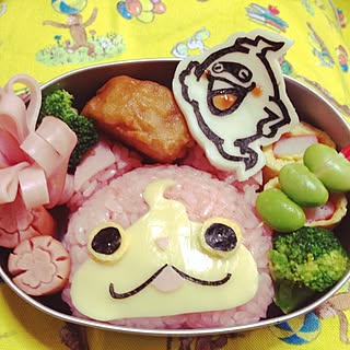 インテリア関係なくてすみません/幼稚園のお弁当/お弁当/キャラ弁/妖怪ウォッチ...などのインテリア実例 - 2014-05-12 09:26:47