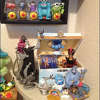 ディズニー 缶バッジのおしゃれなインテリア 部屋 家具の実例 Roomclip ルームクリップ