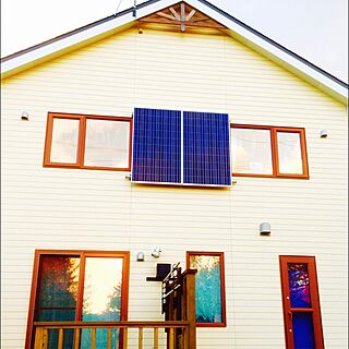 壁/天井/物干し/太陽光発電/ウッドデッキのインテリア実例 - 2015-10-14 18:47:35