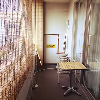 ベランダ すだれのおしゃれなインテリアコーディネート レイアウトの実例 Roomclip ルームクリップ