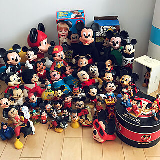 棚/ミッキーマウス/おもちゃ/コレクション/おもちゃ部屋...などのインテリア実例 - 2018-10-18 20:52:11