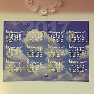 リビング/カレンダー/カレンダー2017のインテリア実例 - 2016-09-11 23:23:30