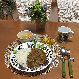 キッチン/お気に入りの食器/Iittala/食卓テーブルの上/夕食...などのインテリア実例 - 2018-10-06 21:11:43