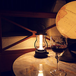 地球儀ランプ/赤ワイン大好き/バルミューダランタン/一番好きな場所/バルミューダ...などのインテリア実例 - 2020-04-25 02:01:42