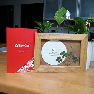 五つ葉と四つ葉 クローバー押し花のインテリア実例 Roomclip ルームクリップ