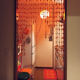 昭和レトロ 珠のれんのおしゃれなインテリア・部屋・家具の実例 