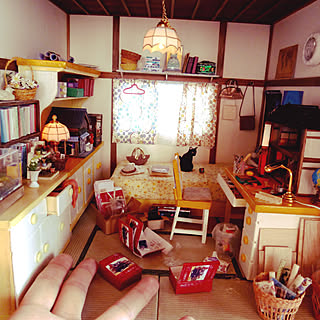 ドールハウス 昭和レトロのおしゃれなインテリア・部屋・家具の実例