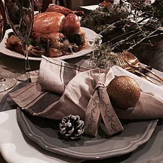 キッチン/クリスマス/食べ物/ディナーテーブルのインテリア実例 - 2016-12-27 00:40:41