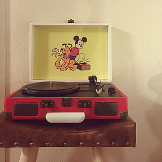 部屋全体/CROSLEY/disney/レコード/salut!...などのインテリア実例 - 2018-02-19 23:52:40