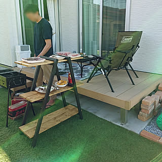 部屋全体/コレ、DIYしたよ！/庭/BBQ/ウッドデッキ...などのインテリア実例 - 2020-05-11 16:49:17