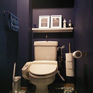 シンプルモダンに憧れる/モロカンタイルＣＦ/トイレ/IKEA　/落ち着くトイレ...などのインテリア実例 - 2016-05-03 16:52:02