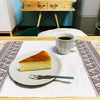 マンデリンと共にいただきます❤︎/おうちカフェ/ホワイト/グレー/賃貸インテリア...などのインテリア実例 - 2020-02-18 19:32:03