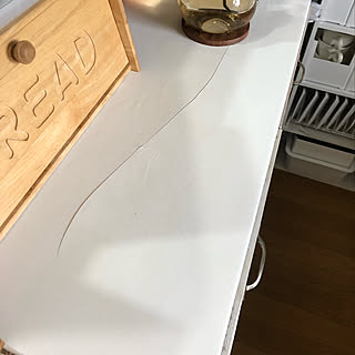 キッチンカウンター/賃貸インテリア/賃貸キッチン/賃貸DIY/賃貸でも楽しく♪...などのインテリア実例 - 2019-08-25 11:23:50