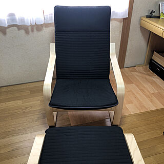 IKEAの椅子/お気に入り♡/オットマン付き/記念の品/椅子...などのインテリア実例 - 2021-06-05 09:34:03