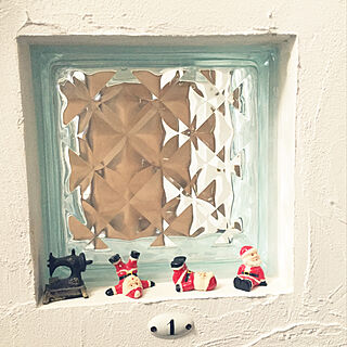 壁/天井/クリスマス/漆喰の壁DIY/癒されます♡/セルフリノベーション✩*॰¨̮...などのインテリア実例 - 2018-12-24 13:43:40