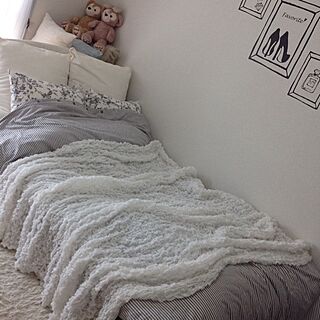 ベッド周り/IKEA/一人暮らし/賃貸のインテリア実例 - 2014-10-09 14:20:02