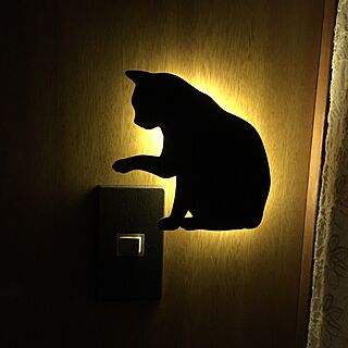 玄関/入り口/CAT Wall Light ♪/ホームセンターのインテリア実例 - 2017-06-13 19:14:38