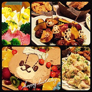 机/ジャッキー/くまのがっこう/今日の晩御飯/お誕生日パーティーのインテリア実例 - 2016-06-27 02:58:36