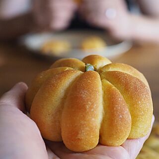リビング/秋のくつろぎ時間/パン作り/かぼちゃパン/お昼ごパンのインテリア実例 - 2023-10-16 18:24:13