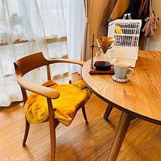 コーヒーのある暮らし/木の家具/丸型テーブル/unico/暮らしの風景...などのインテリア実例 - 2022-01-28 14:44:35