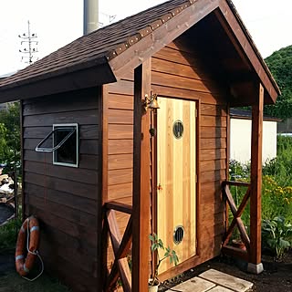 ガーデン小屋DIYのインテリア実例 - 2014-07-14 06:22:59