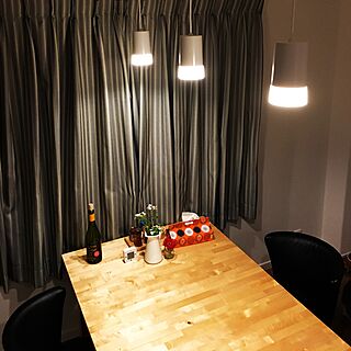 キッチン/Panasonic 照明/お花のある暮らし/IKEAのダイニングテーブル/IKEAのインテリア実例 - 2016-11-20 16:50:07