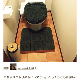 バス/トイレ/ニトリトイレカバー&マット/ニトリ/ニトリトイレマット/ニトリトイレカバーのインテリア実例 - 2017-08-06 23:02:04