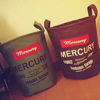 ベッド周り/賃貸/MERCURY/男前に憧れてます･･･/ゴミ箱のインテリア実例 - 2015-02-24 14:59:07